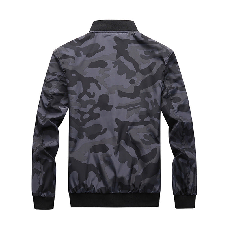 Men's Camouflage Bomber Jacket