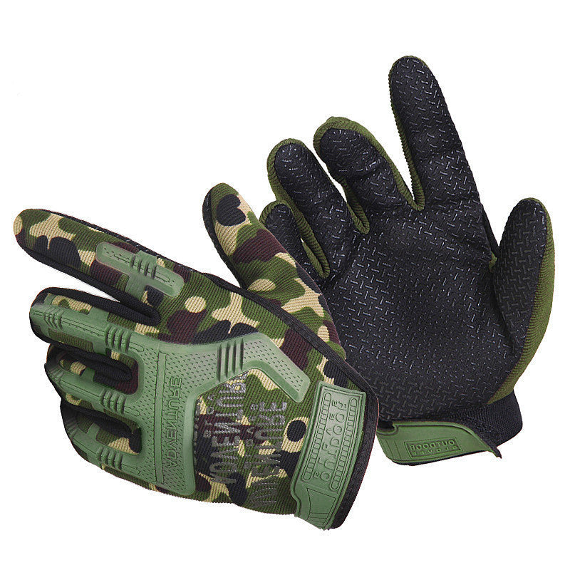 Breathable Non-slip Camouflage Gloves