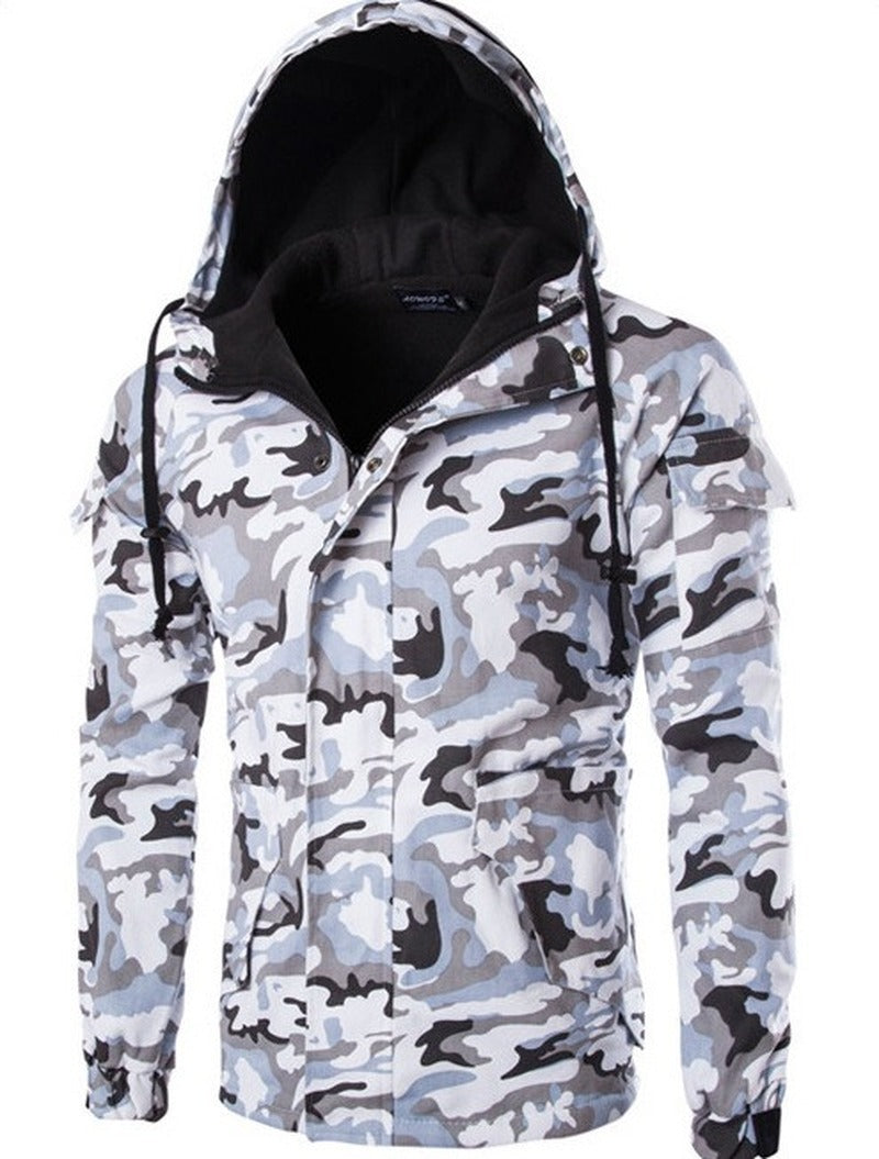 British Camouflage Men's Hooded Jacket