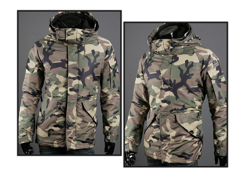 British Camouflage Men's Hooded Jacket