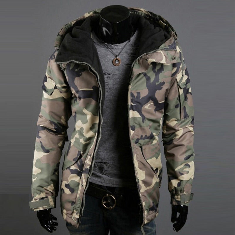 British Camouflage Men's Hooded Jacket
