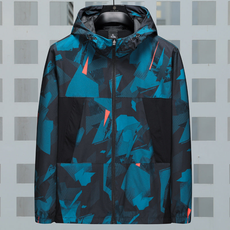 Loose Camouflage Hooded Jacket