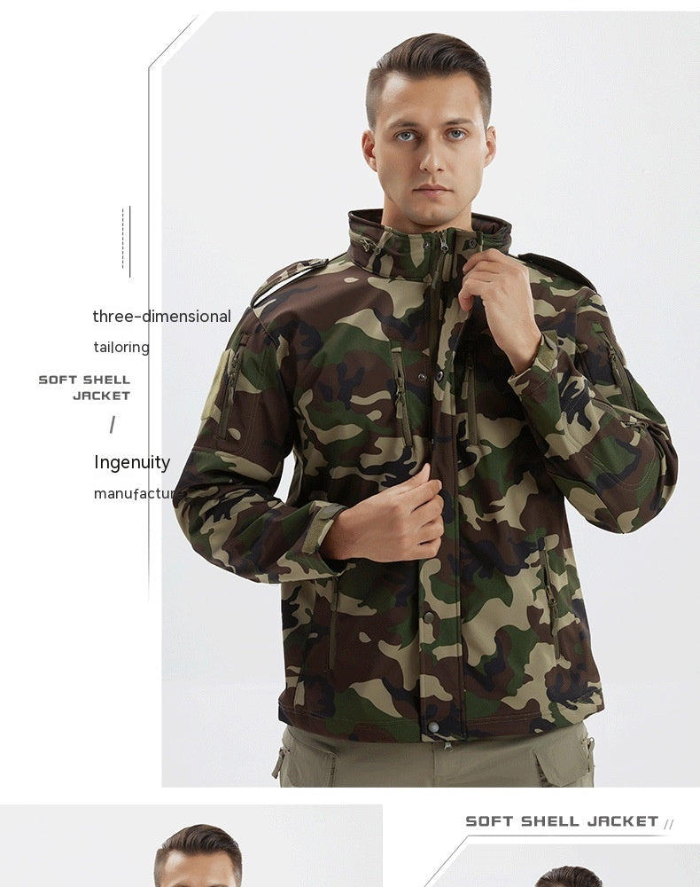 Men's Fleece Camouflage Jacket