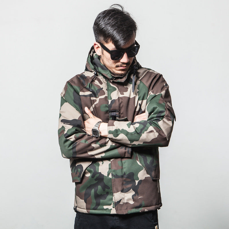 Men's Winter camouflage cotton jacket