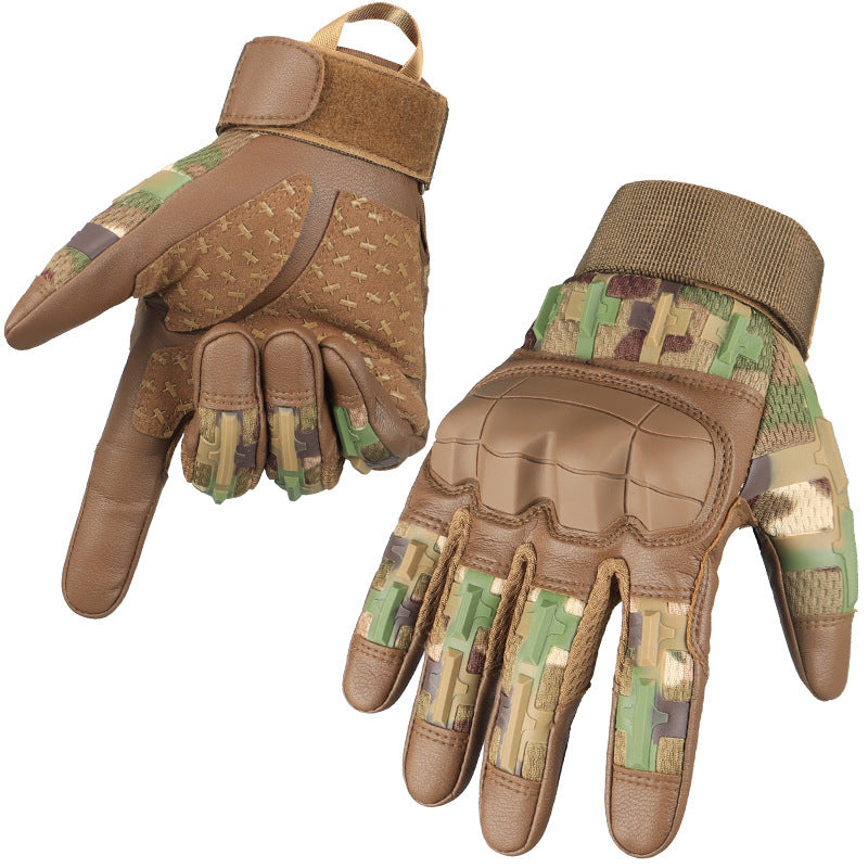 Heavy Duty Camouflaged Tactical Gloves