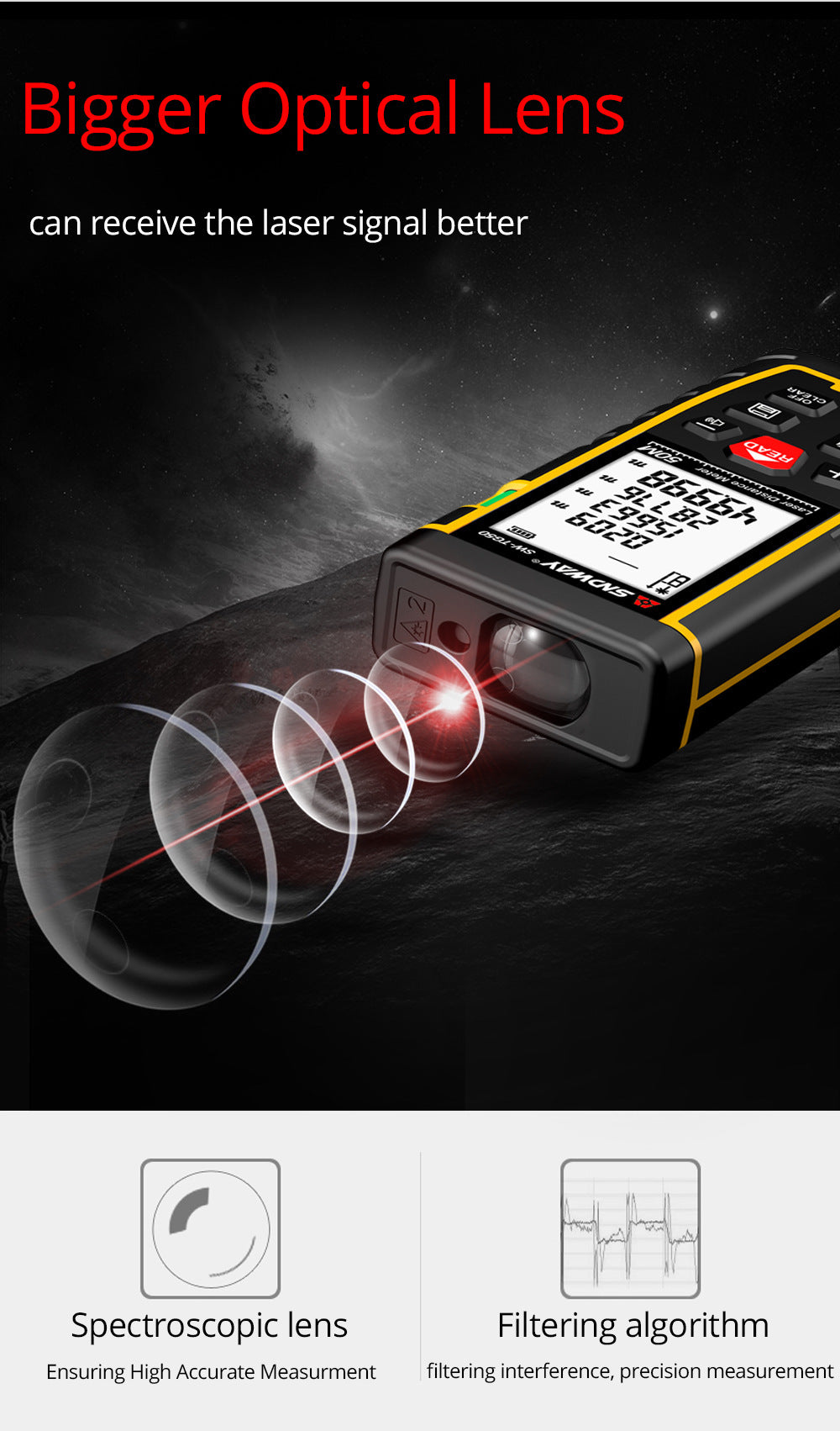 SWTG50 Handheld Laser Rangefinder