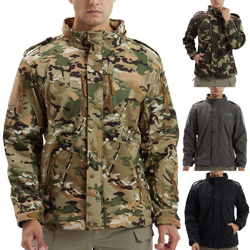 Men's Fleece Camouflage Jacket