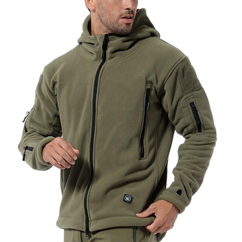 Men's Winter Thermal Fleece Tactical Jacket