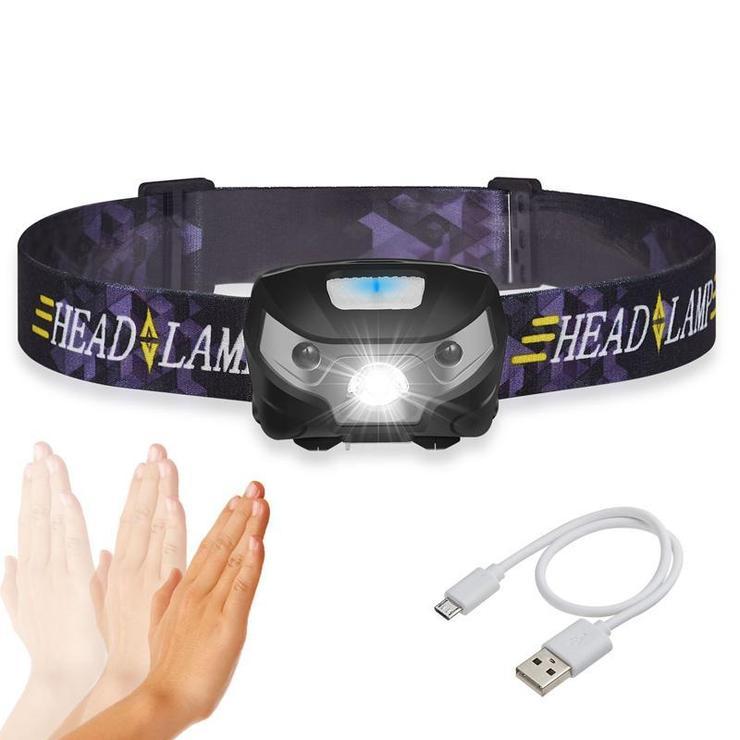 LED 3000LM Mini Body Motion Sensor Headlamp