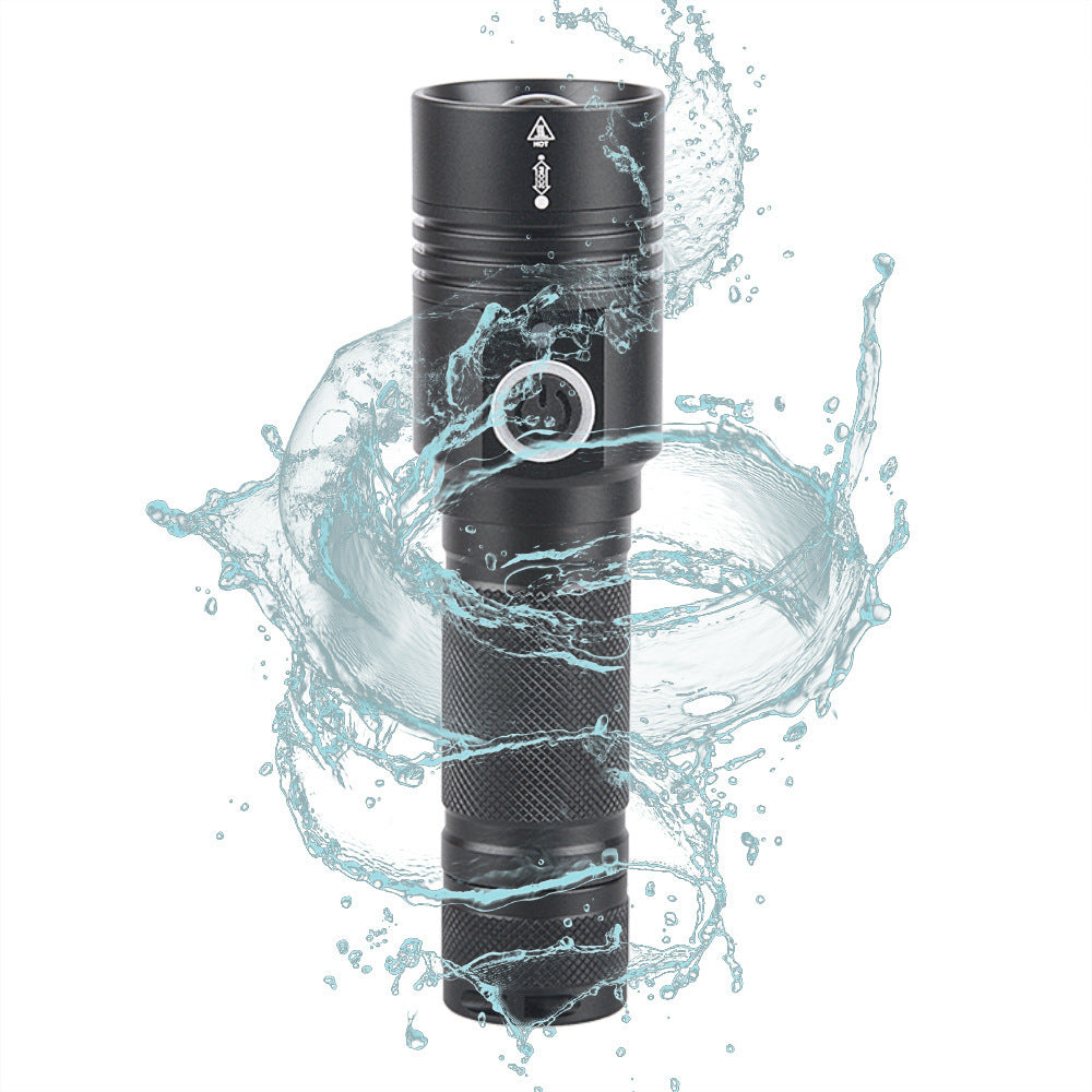 Telescopic flashlight