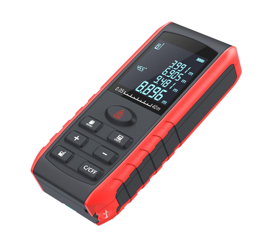 Laser rangefinder with electronic horizontal display