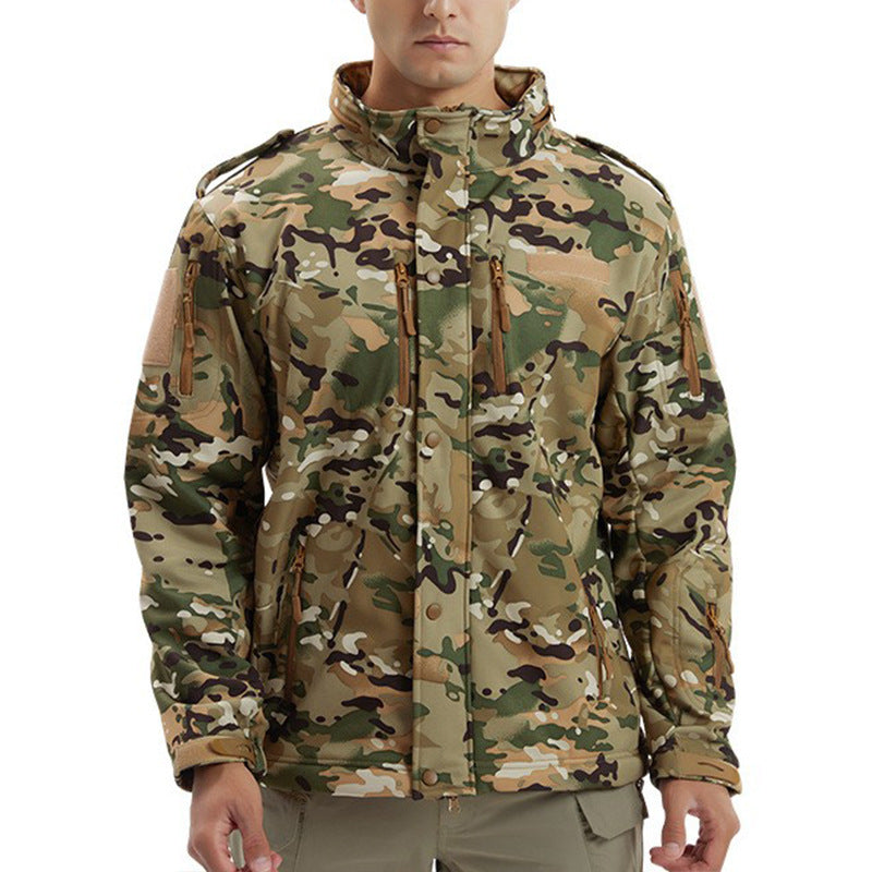 Men's Fleece Camouflage Jacket