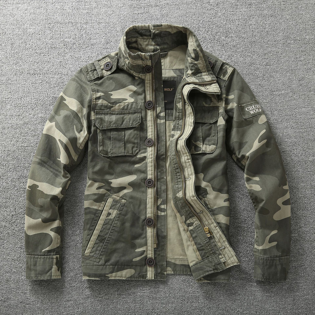 Men's Camouflage Work Jacket
