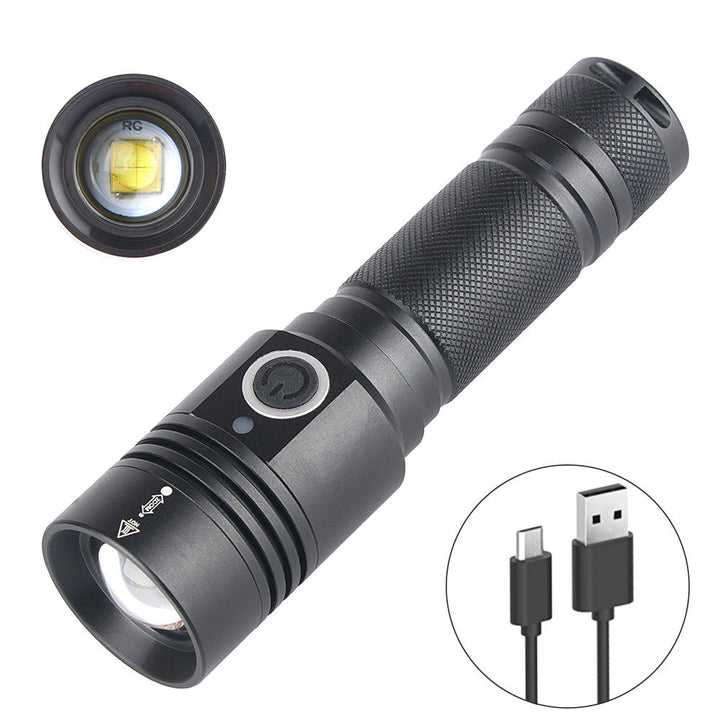 Telescopic flashlight