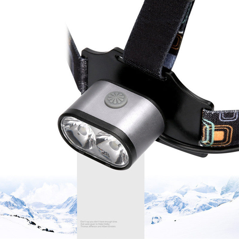 Head-mounted USB Charging Headlamp