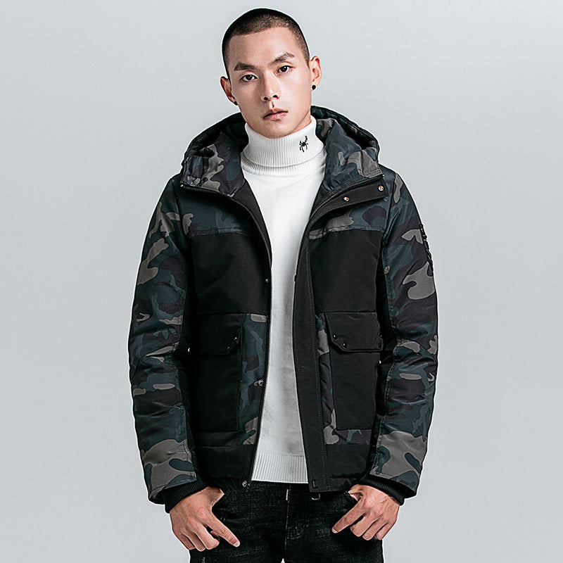 Camouflage men's cotton jacket