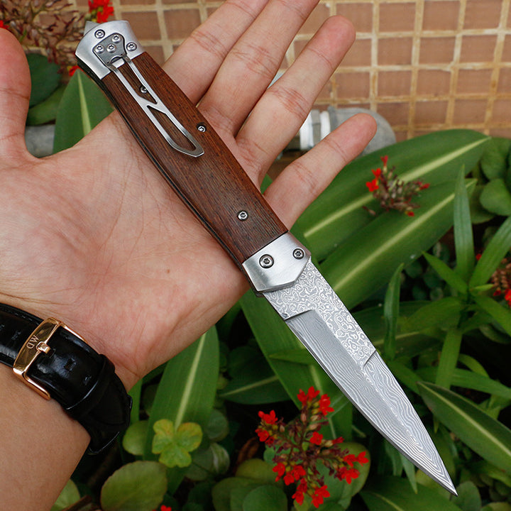 Handmade VG10 Pocket Folding Hunting Knife