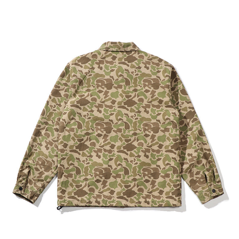 American Retro Loose Camouflage  Jacket