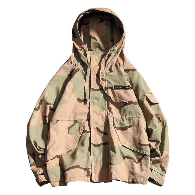 Camouflage tooling jacket
