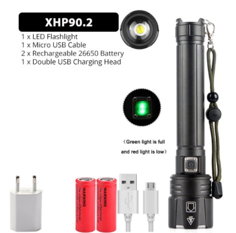Glare Flashlight USB Charging