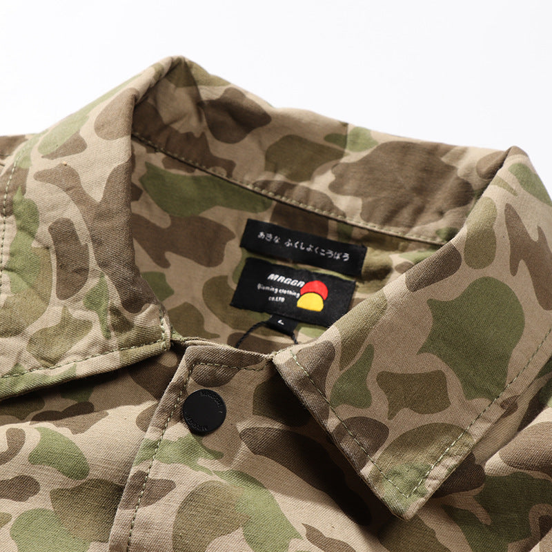 American Retro Loose Camouflage  Jacket