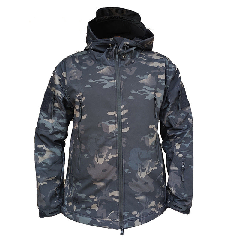 Men's Fleece Shell Camouflage Jacket