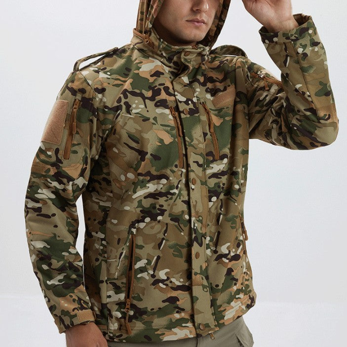 Men's Fleece Camouflage Jacket