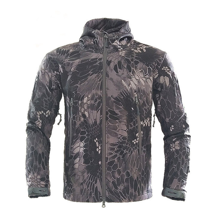 Men's Fleece Shell Camouflage Jacket