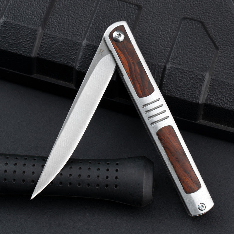 D2 Steel Outdoor Pocket Hunting Knife