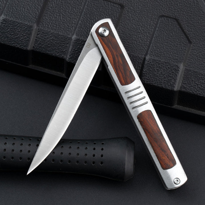 D2 Steel Outdoor Pocket Hunting Knife