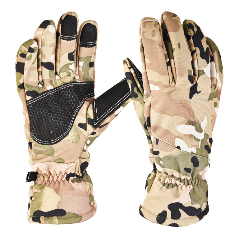 Outdoor Warm Keeping Camouflage Gloves