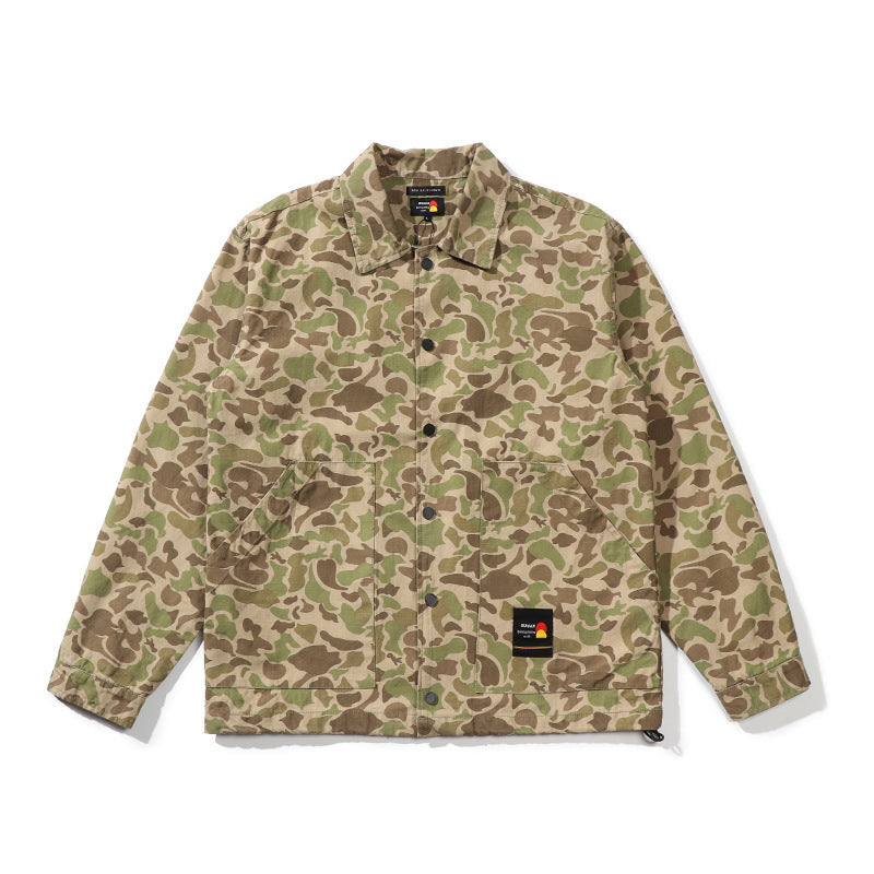 American Retro Loose Camouflage  Jacket