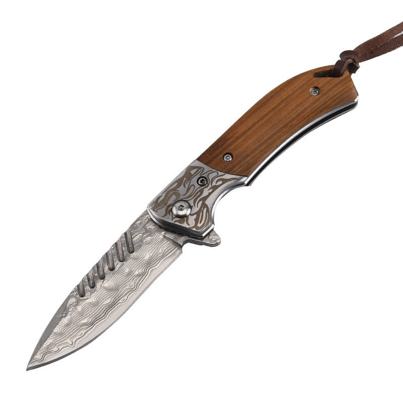 Damascus Steel Pocket Knife
