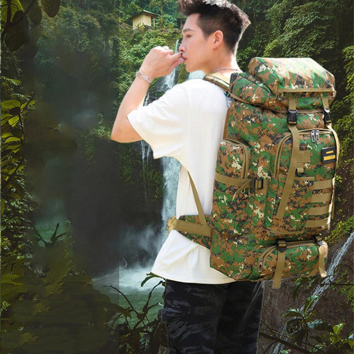 Outdoor High-capacity Tactical Camouflage Backpack