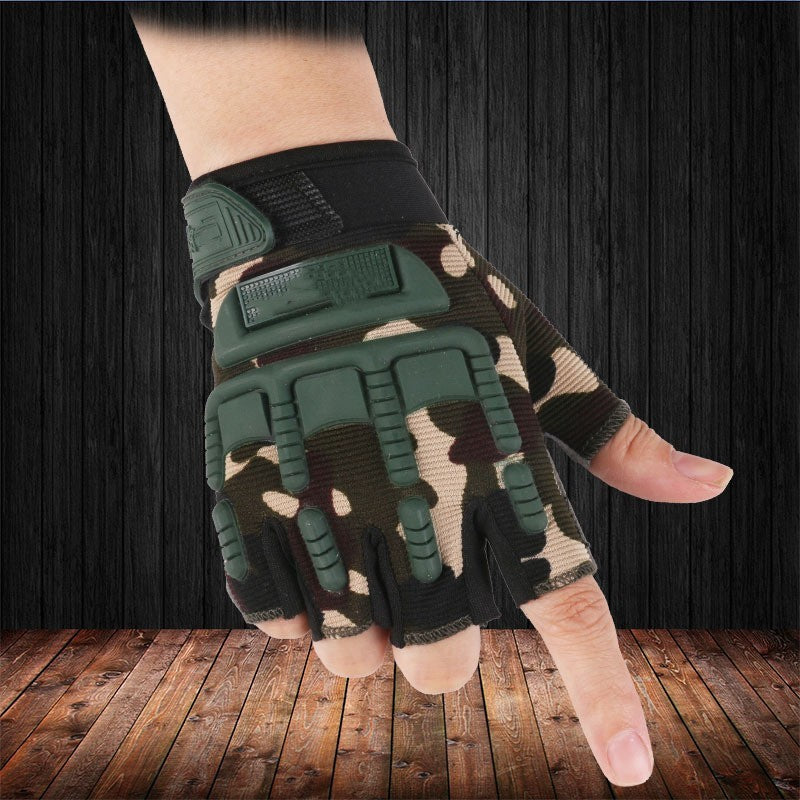 Half Finger Tactical Outdoor Mountaineering Gloves