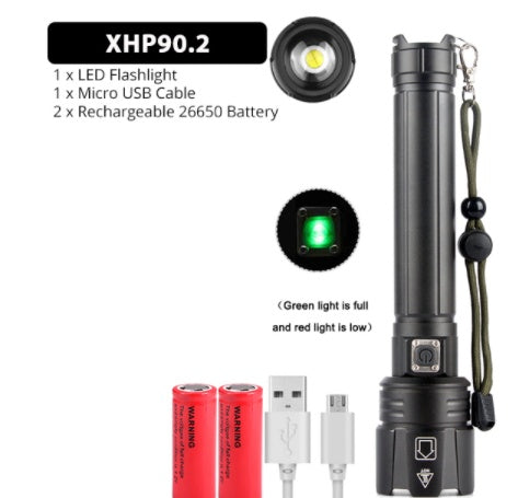 Glare Flashlight USB Charging