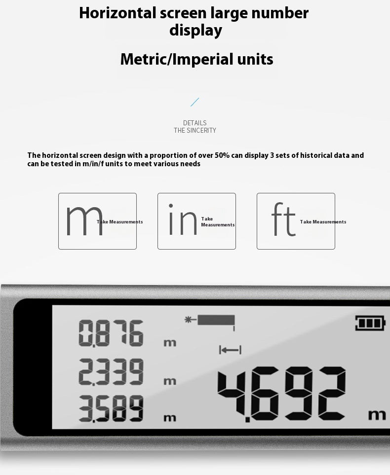 Mini Bluetooth Infrared Laser Rangefinder
