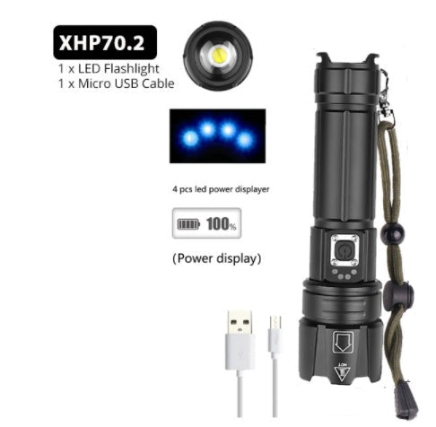 Glare Flashlight USB Charging