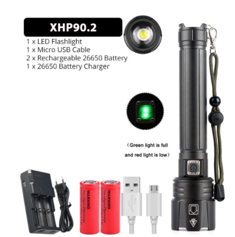 Glare Flashlight USB Charging