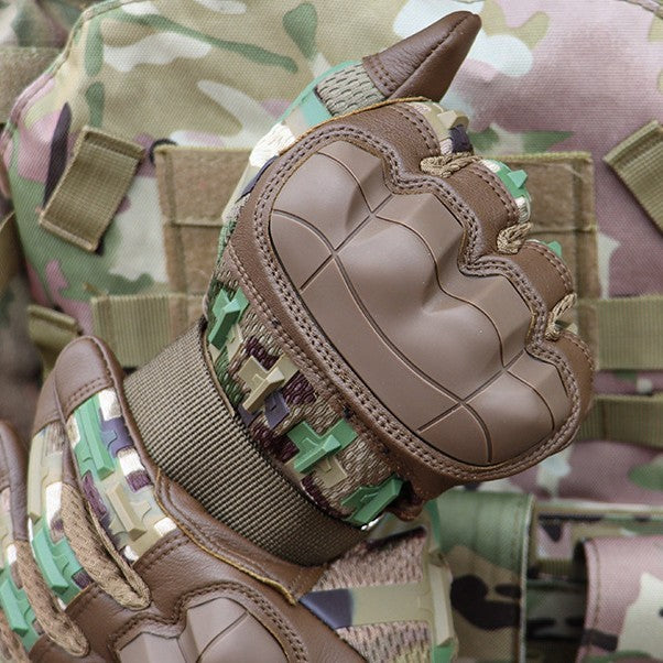 Heavy Duty Camouflaged Tactical Gloves