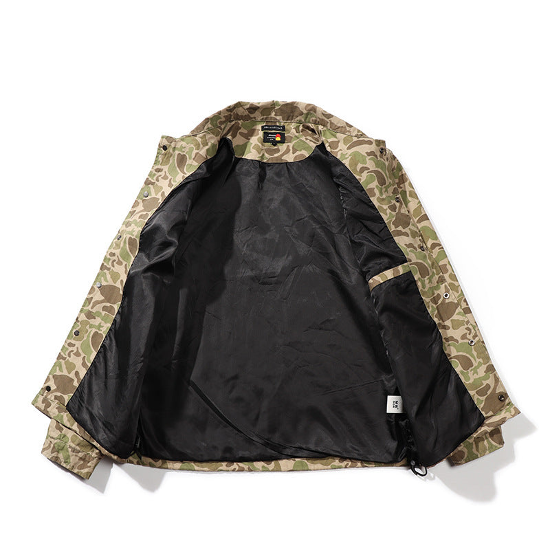 American Retro Loose Camouflage  Jacket